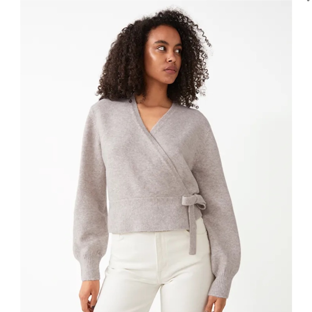 & Other Stories Wrap Cardigan